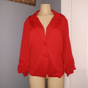 💣ROZ & ALI RED JACKET SZ 1X